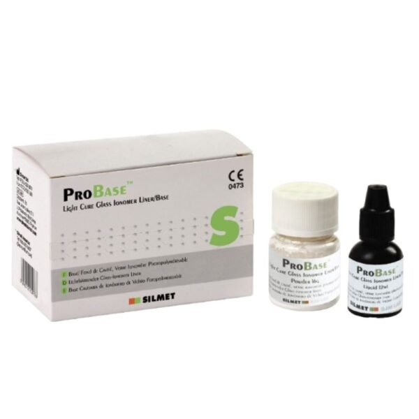 Ionomero para base Fotopolimerizable símil Vitrebond (polvo 8g - vidrio 5ml)